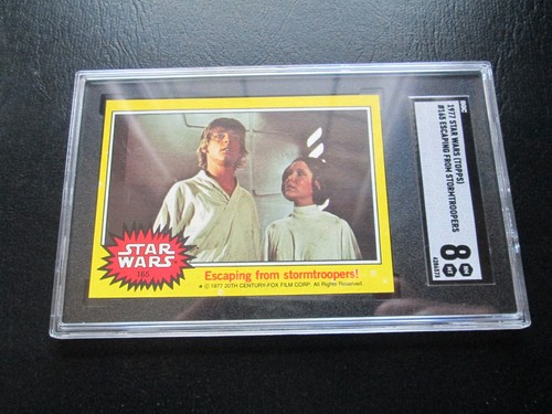 1977 Topps Star Wars #165 Escaping from stormtroopers! — SGC 8