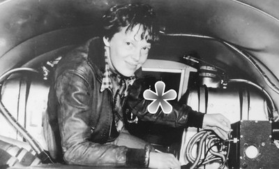 FOTO AMELIA EARHART KOSTENLOSER VERSAND PIONIER FLIEGERIN 11,5X 18 CMS