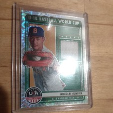 Nickolas Oliveira 2023 USA Stars & Stripes Fireworks Jersey #U18-NKDO Rookie RC