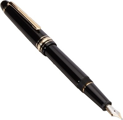 Montblanc Meisterstuck 145 Fountain Pen 14K Gold M, Black Ink