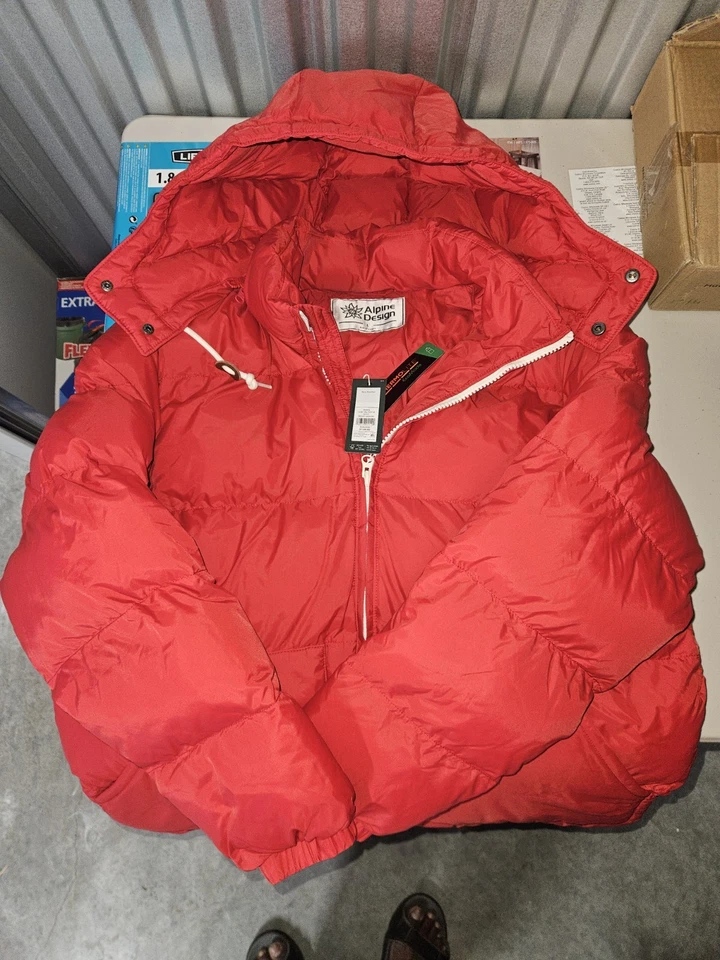 NWT: Alpine Design Men's 1962 Puffer Jacket Thermolite Forest Shadow-Large - Image 3 of 3