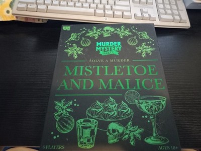 University Games Murder Mystery Party Mistletoe and Malice 18+ Party Game 100%!
