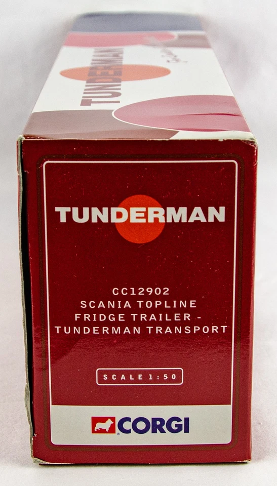 Corgi CC12902 Scania Topline Fridge Trailer Tunderman 1:50 Diecast Model Truck - Image 3 of 4