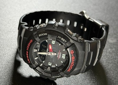 Casio G-Shock G-100 48mm Quartz Ana-Digi WR200M New Battery