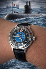 military Watch VOSTOK AMPHIBIA mechanical USSR Commander submarine officer army