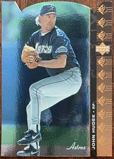1994 UPPER DECK SP JOHN HUDEK HOUSTON ASTROS DIE CUT ROOKIE CARD #31. rookie card picture