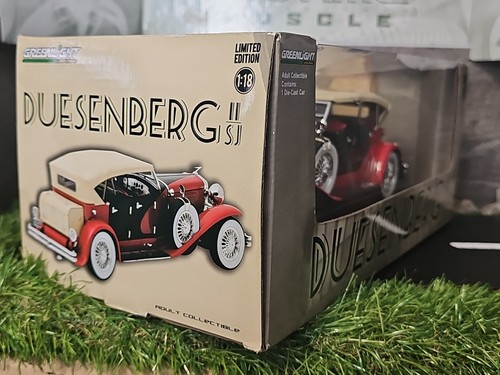 Greenlight 2017 Limited Edition Duesenberg 11 SJ Maßstab 1:18 Diecast Auto - Bild 9 von 21