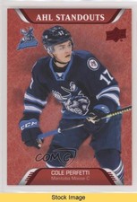 2020-21 Upper Deck AHL Standouts Red Cole Perfetti #233 READ yt6