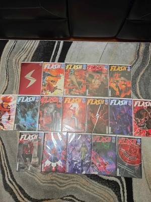 ABSOLUTE FLASH 1-17 1ST PRINT SOME VARIANTS NM+ LOT (DESCRIPTION)(DC)
