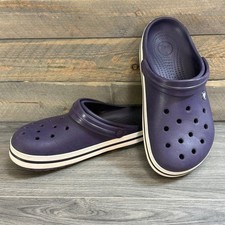 Crocs Crocband II Clog Size W10 M8 Sporty Lightweight Water Shoe Unisex Purple