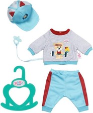 BABY born Little Sport-Outfit blau 36 cm - Puppen-Kleidung Baby-Puppen Zapf