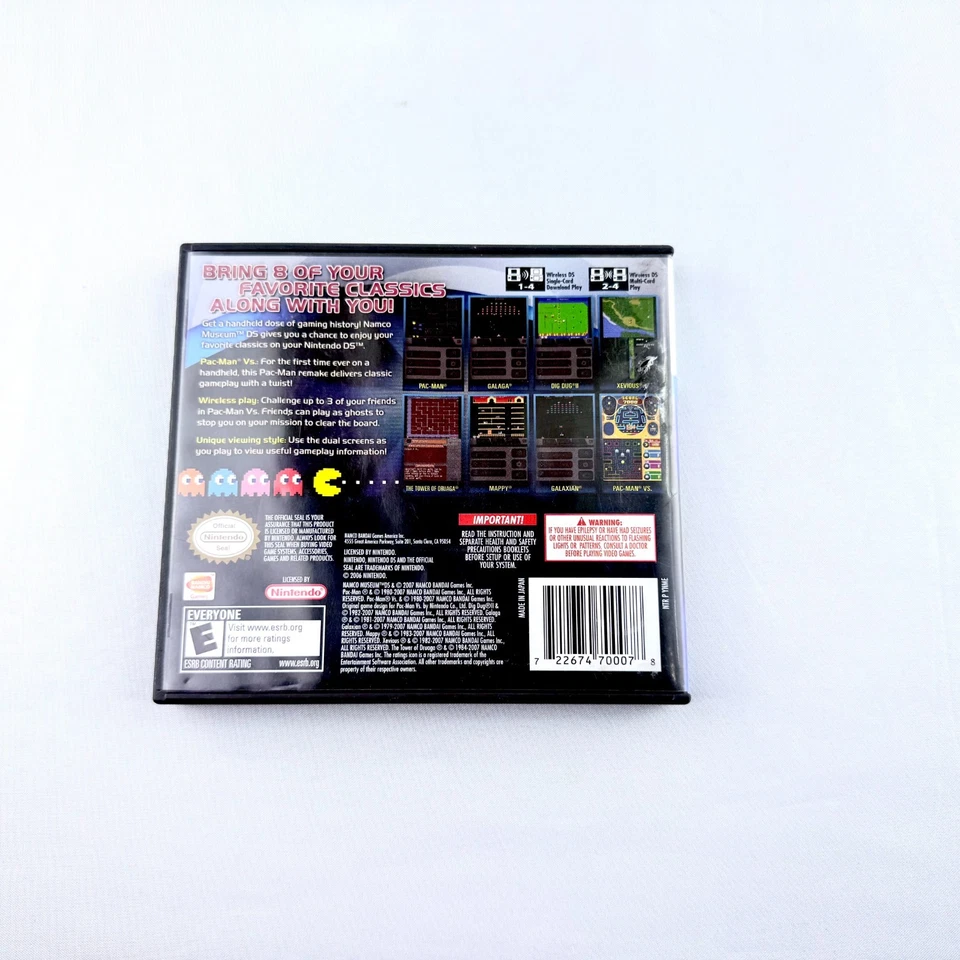 Namco Museum DS (Nintendo DS) – CIB w/ Manual, Excellent Condition - Image 3 of 4