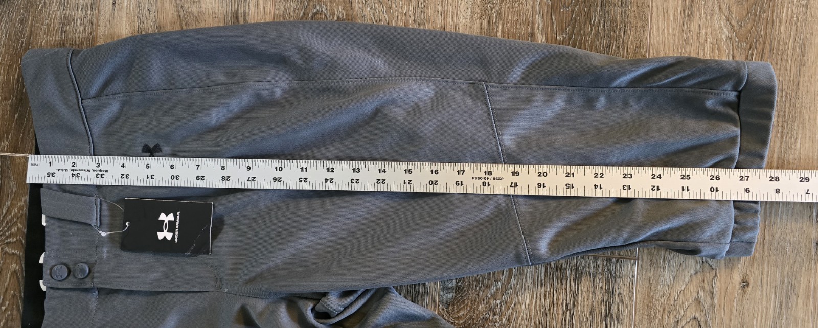 Under Armour Women's Dark Gray Softball Pants Sz L Large Cropped Knee 3/4 NWT thumbnail 6