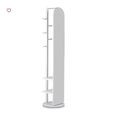 Taylor White Full Length Storage Mirror