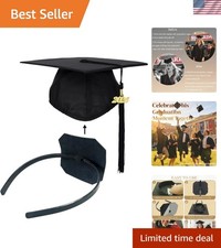 Anti-Fall Graduation Cap Headband Insert for Effortless Style   Fits Any Cap