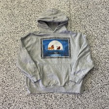 Disney The Lion King Hoodie Embroidered Grey Size XL SEE MESURMENTS