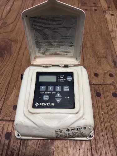 Pentair 342001 SuperFlo Vs Pump Control Panel ONLY used #D809