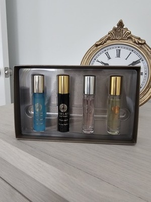 Versace Travel bright crystal eros Dylan blue turquoise 0.17oz 4 Piece Gift Set 