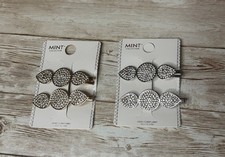 Beautiful Circle with Teardrops Rhinestone Hair Clips   Choose Color