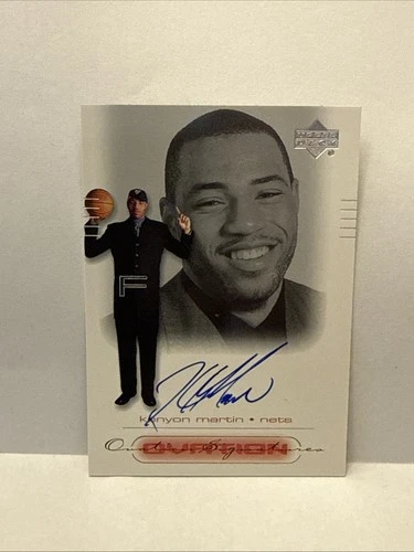 2000-01 Upper Deck Ovation - Ovation Signatures Kenyon Martin #KY (AU, RC)