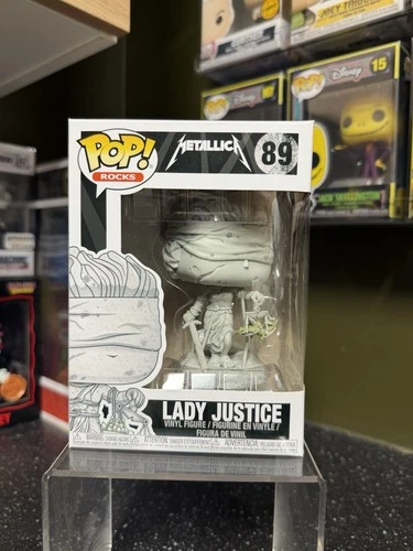 Funko Pop! Rocks Metallica Lady Justice #89 mint condition
