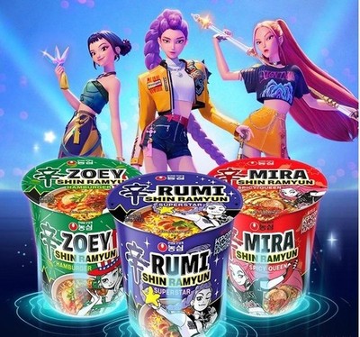 Limited Edition Cup Noodles K-Pop Demon Hunters Shin Ramen MIRA