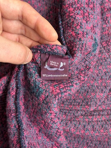 Cardigan évasé Ivko multicolore zippé à capuche laine tricot taille 44 femme - Photo 13/22