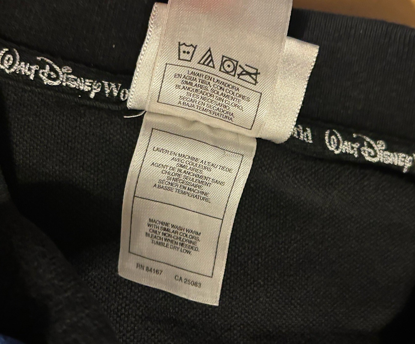 VTG Walt Disney World Polo Shirt Men 2XL Black Short Sleeve Castle Fireworks thumbnail 22