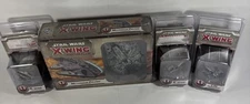 Star Wars X-Wing: Miniatures Game— Millennium Falcon Expansion + 3 X-Wings New