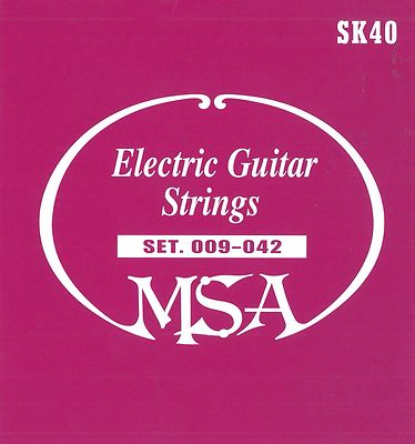 Gitarrensaiten- drei Satz - Markenqualität - E-Gitarre - Stärke 009-042 - SK40