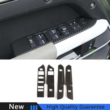 For Land Rover Defender 2020-2024 Carbon Fiber Car Window Lift Panel Switch Trim