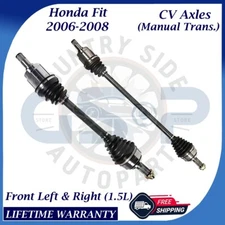 GSP OEM Front CV Axles For 2006-2008 Honda Fit 1.5L Manual Lifetime Warranty