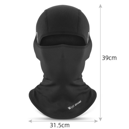WEST BIKING Gorra Deportes de Invierno Polar Motocicleta Pasamontañas Cuello Calentador Arnés - Imagen 6 de 20