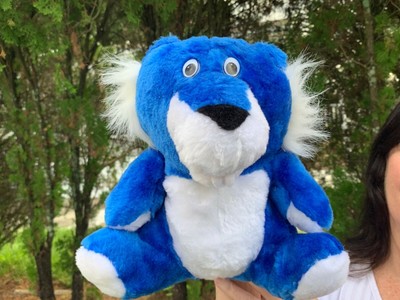 blue lion stuffed animal