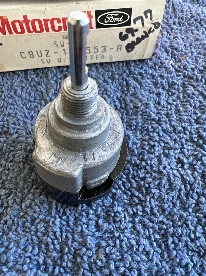 INTERRUPTOR LIMPIAPARABRISAS 2 VELOCIDADES FORD NOS 69-77 Bronco 68-72 F100 1969 Econoline Foto 4 de 4