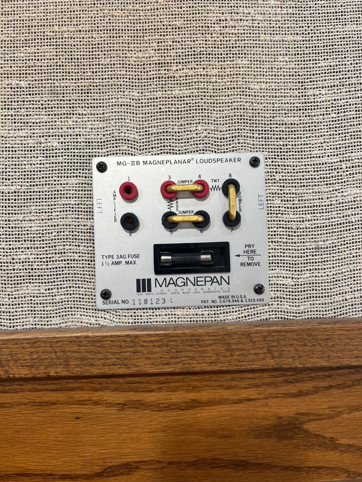 Magneplanar Loudspeakers _ MG1 eBay