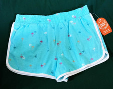WONDER NATION sz XL 14-16 Girl/Boy Pale Topaz Dolphin Athletic Shorts