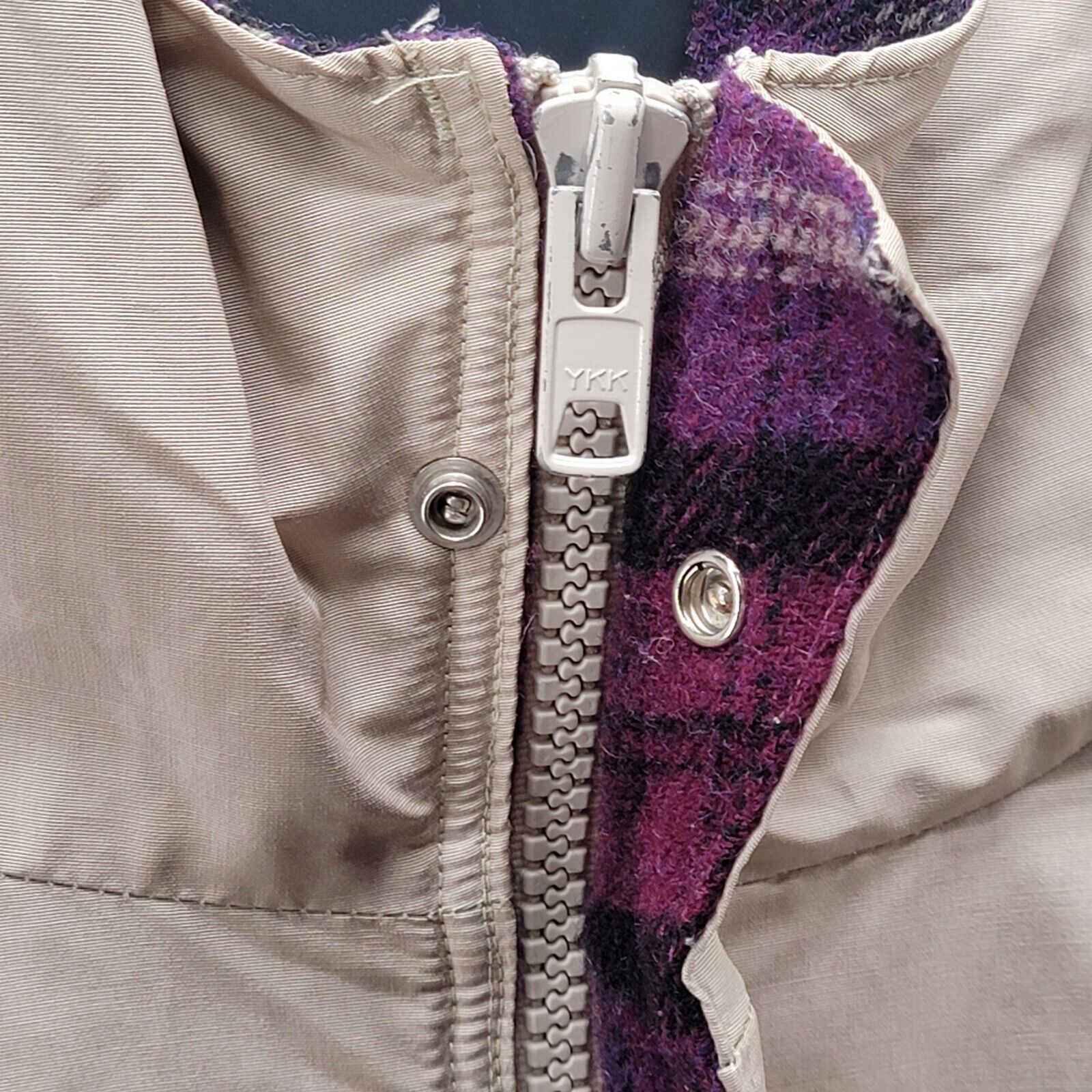 Vintage Woolrich Women's Jacket Chore Coat Plaid … - image 3