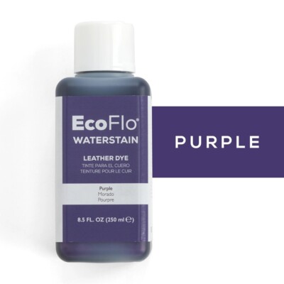 ECO - FLO PROFESSIONAL PURPLE  LEATHER WATER STAIN - 8.5oz/ 250 ml bottle