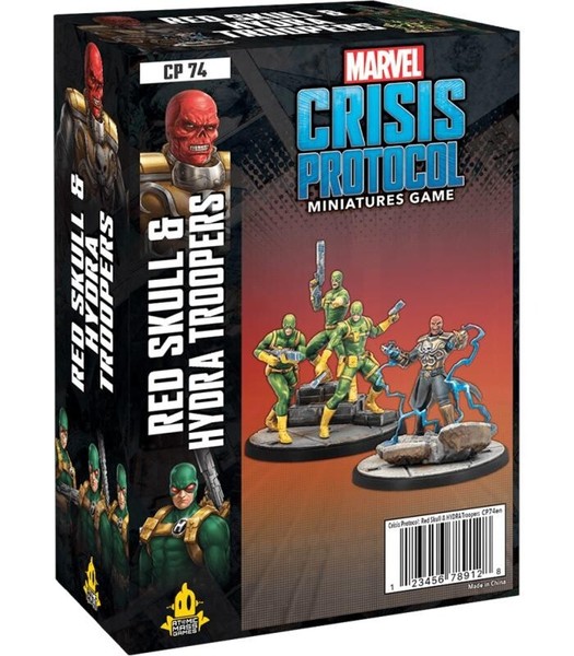 MARVEL CRISIS PROTOCOL: RED SKULL & HYDRA TROOPERS  - INGLES MCP