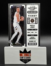 Nikola Jokić 2022-23 Contenders Optic Season Ticket Denver Nuggets MVP Year