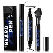 Beard Pencil Kit - Waterproof and Long-Lasting 4 Tip Pen for Natural Looking ...