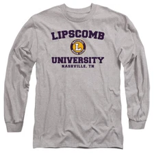 Lipscomb University Adult Long Sleeve T-Shirt Circle, Athletic Heather, S-3XL