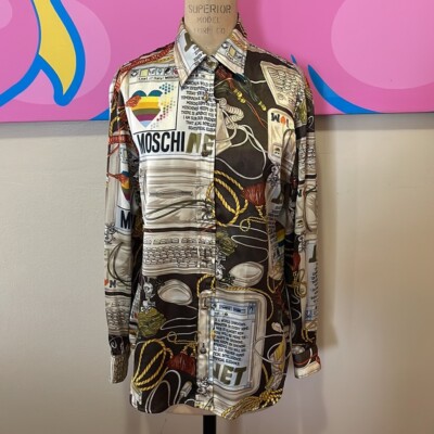 moschino blouse long sleeve