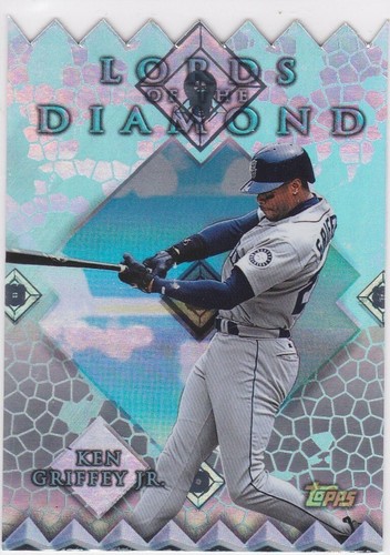 Tarjeta de béisbol troquelada de Ken Griffey Jr Lords of the Diamond Topps SEATTLE MARINERS - Imagen 1 de 2