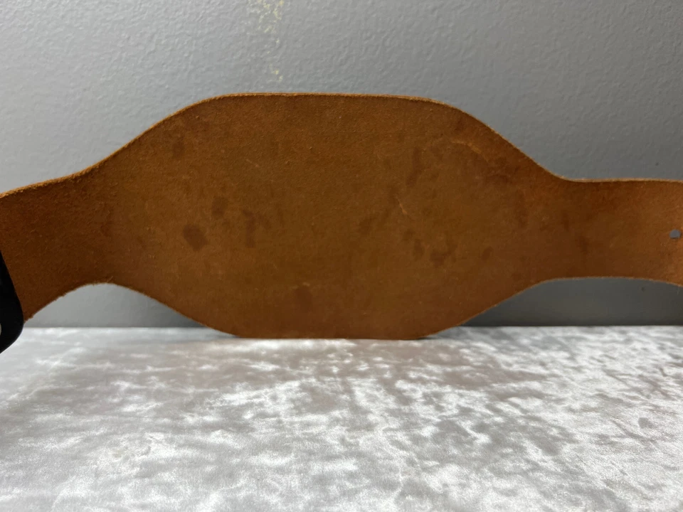 Cinturón Wieder para hombre levantamiento de pesas levantamiento de pesas Crossfit cuero negro talla S 25-28 Foto 4 de 4