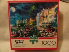 South Beach Moonlight Florida Colony Hotel Palm Jigsaw Puzzle 1000 Piece New