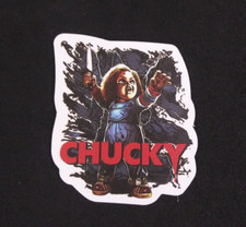 Child's Play Horror Movies Chucky Sticker 2.25" x 1.78" C 
