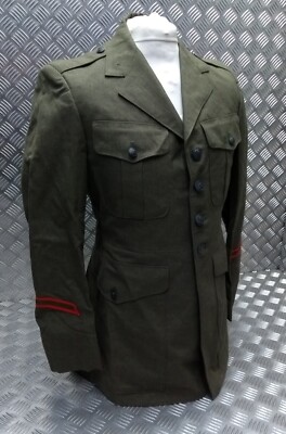 Vintage Usmc Jacke Wolle Serge Vereinigte Staaten Marine Corps Uniform Tunika No