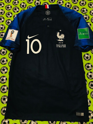 Nike France Home & Away Soccer Jersey World Cup Final 2018 Kylian